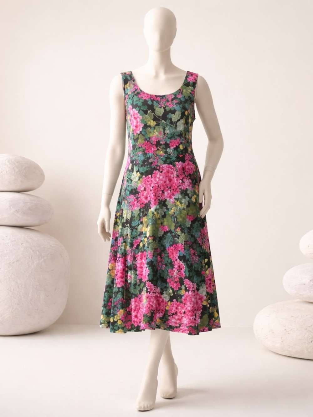 Talbots Floral Sleeveless Dress